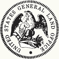 US General Land Office Logo. US General Land Office Logo