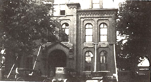Damaged Courthouse after Dance Hall explosion