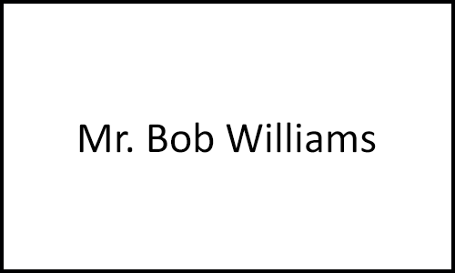 Memory Maker - Bob Williams