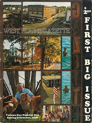 West Plains Gazette Volume One Spring & Summer 1978 Cover